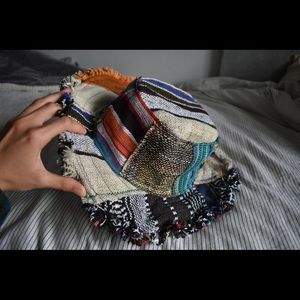 cute, boho, patchwork hat